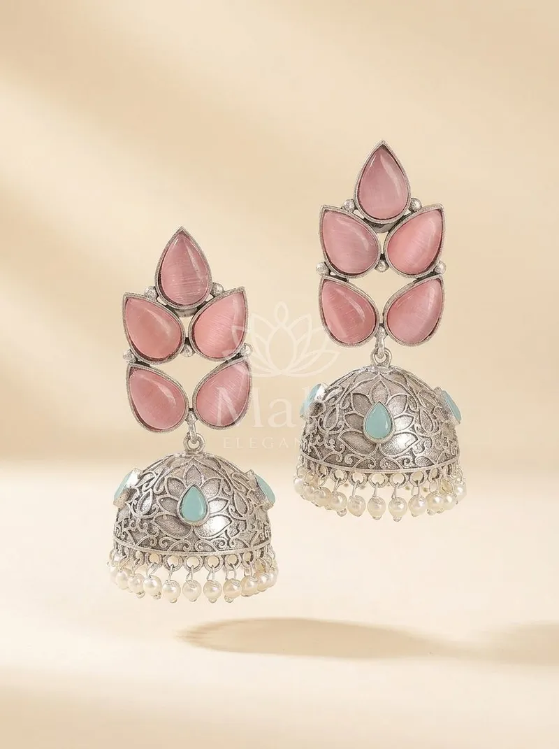 Isabella Jhumki Earrings — Brass Earring